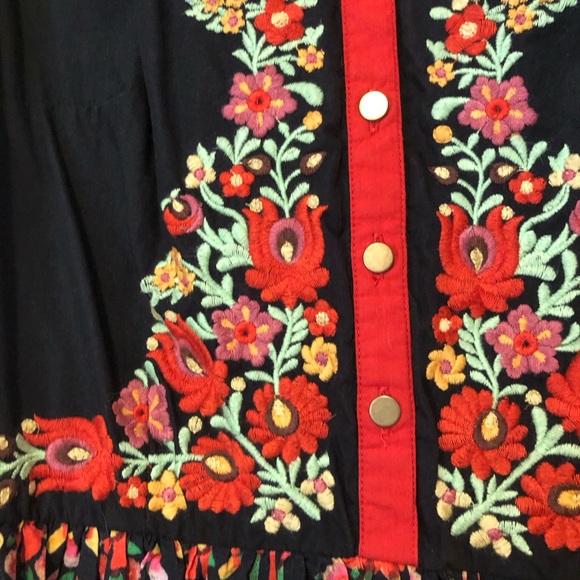 RARE find! Modcloth ‘A Conversation Masterpiece’ Dress in Red - Picture 6 of 6